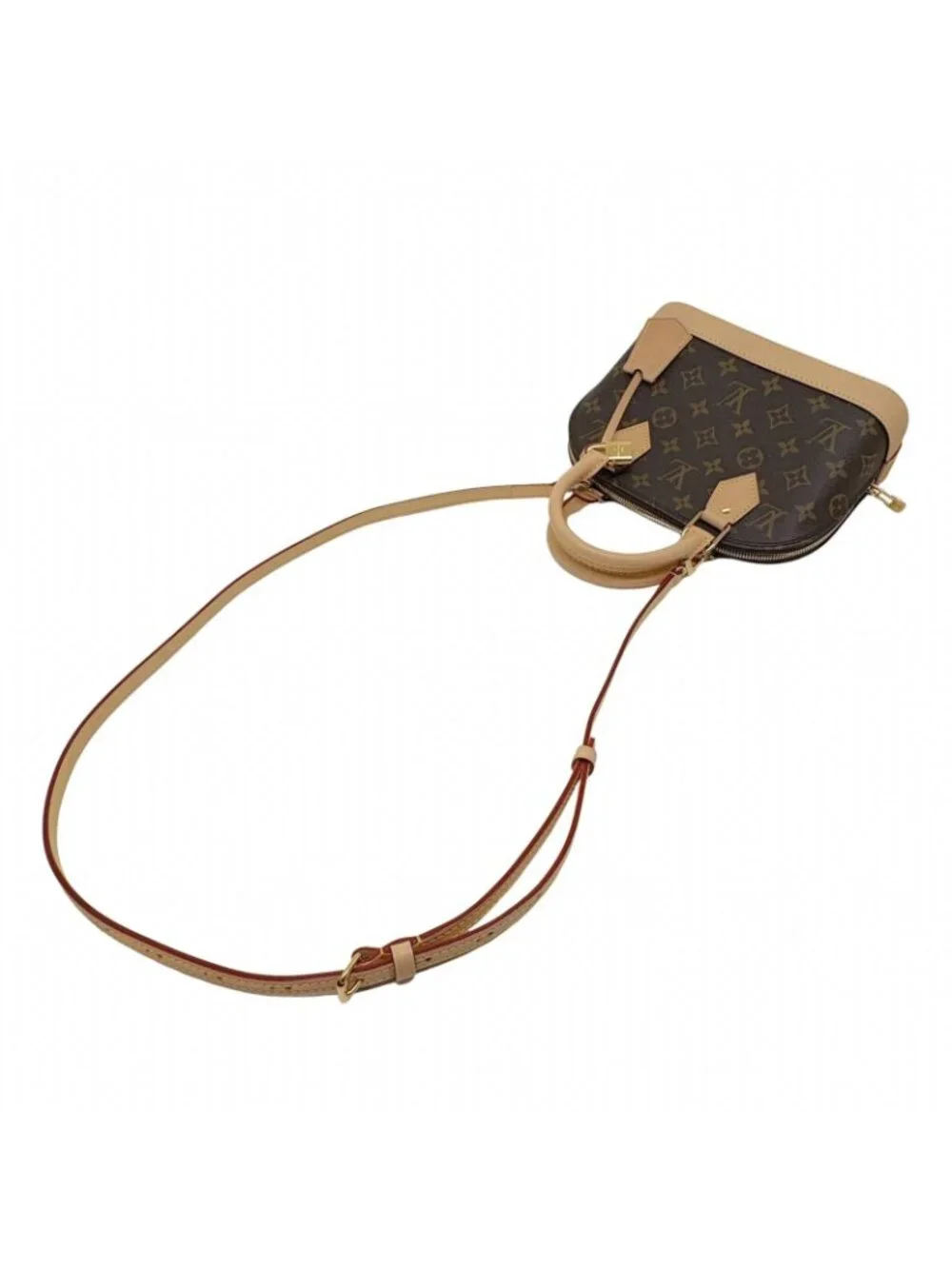 Louis Vuitton Alma BB Monogram Shoulder Bag Canvas
